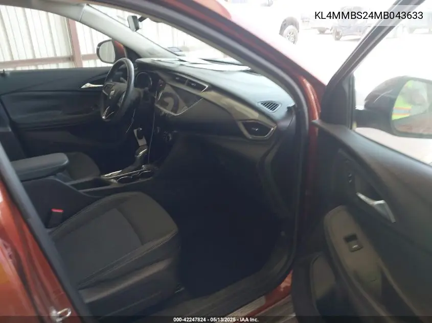 2021 Buick Encore Gx Fwd Preferred VIN: KL4MMBS24MB043633 Lot: 42247824