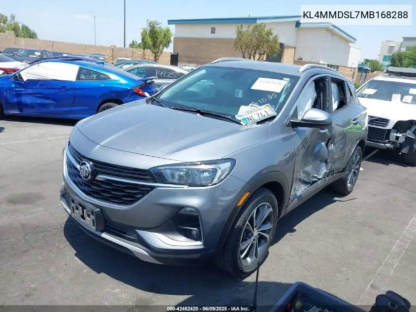 2021 Buick Encore Gx Fwd Select VIN: KL4MMDSL7MB168288 Lot: 42462420