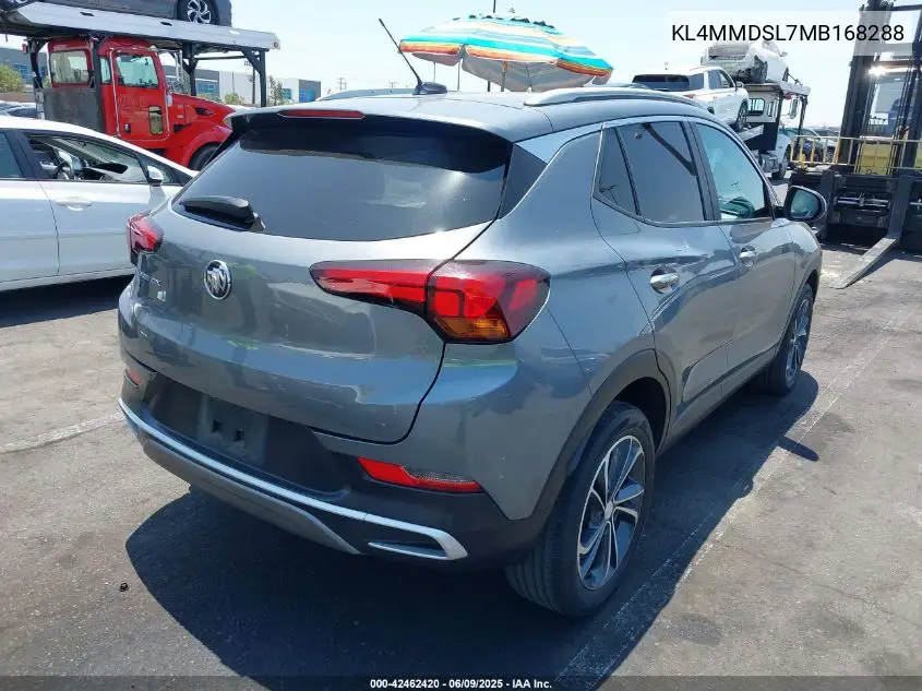 2021 Buick Encore Gx Fwd Select VIN: KL4MMDSL7MB168288 Lot: 42462420