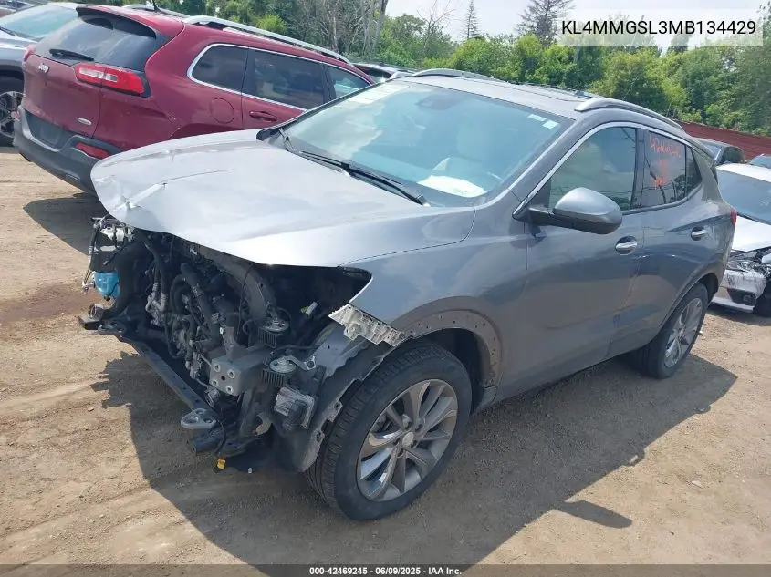2021 Buick Encore Gx Awd Essence VIN: KL4MMGSL3MB134429 Lot: 42469245