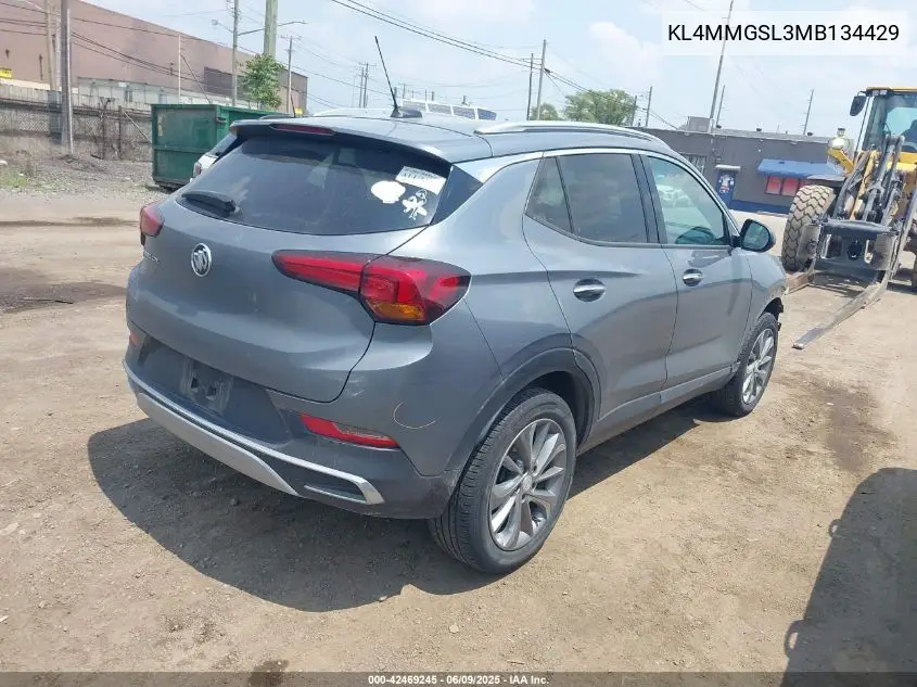 2021 Buick Encore Gx Awd Essence VIN: KL4MMGSL3MB134429 Lot: 42469245