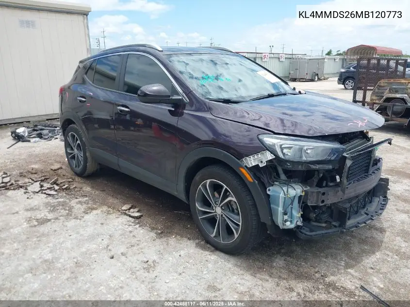 2021 Buick Encore Gx Fwd Select VIN: KL4MMDS26MB120773 Lot: 42488117