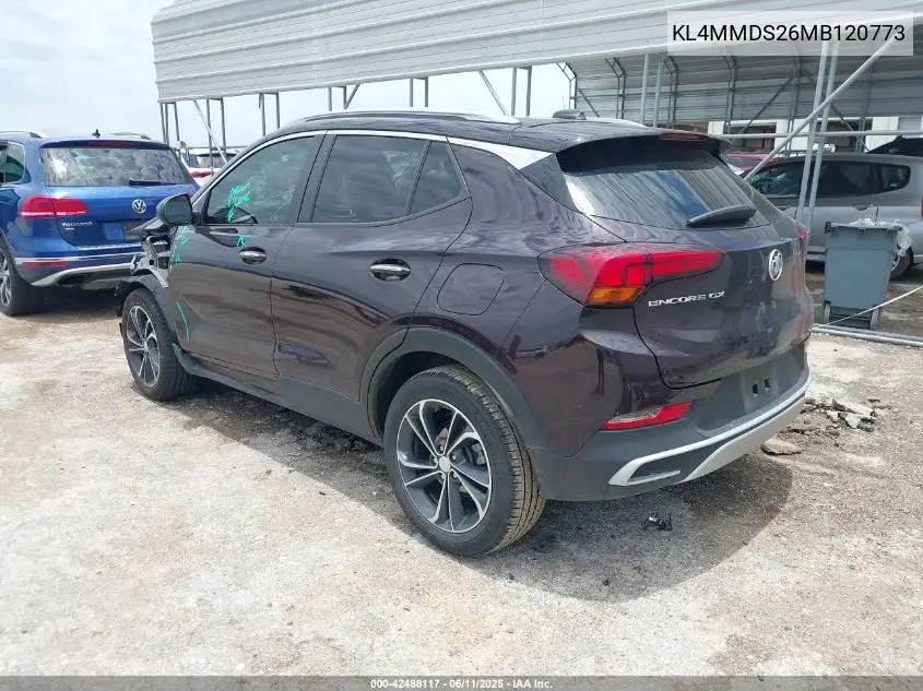 2021 Buick Encore Gx Fwd Select VIN: KL4MMDS26MB120773 Lot: 42488117