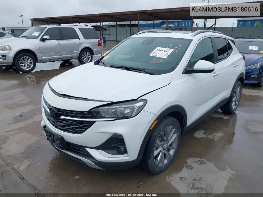 2021 Buick Encore Gx Fwd Select VIN: KL4MMDSL3MB180616 Lot: 42492246