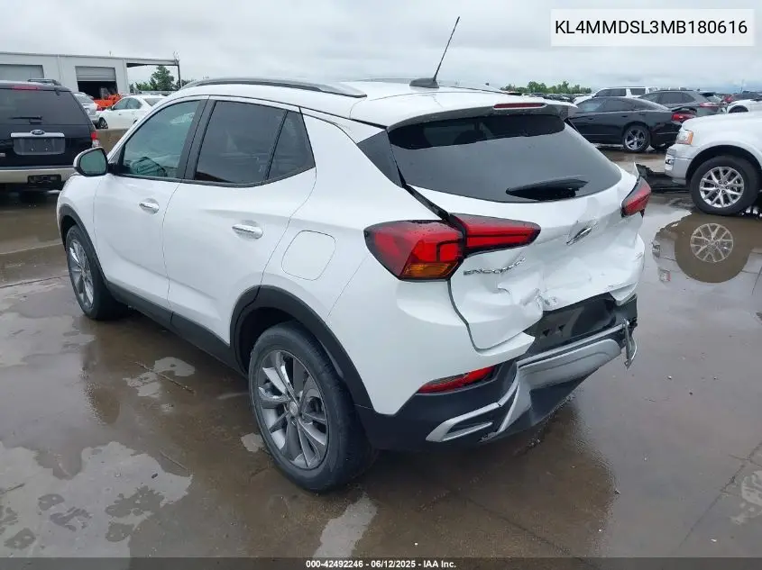 2021 Buick Encore Gx Fwd Select VIN: KL4MMDSL3MB180616 Lot: 42492246