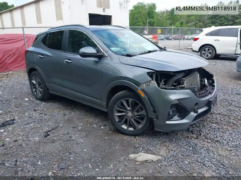 2021 Buick Encore Gx Awd Select VIN: KL4MMESL9MB118918 Lot: 42505776