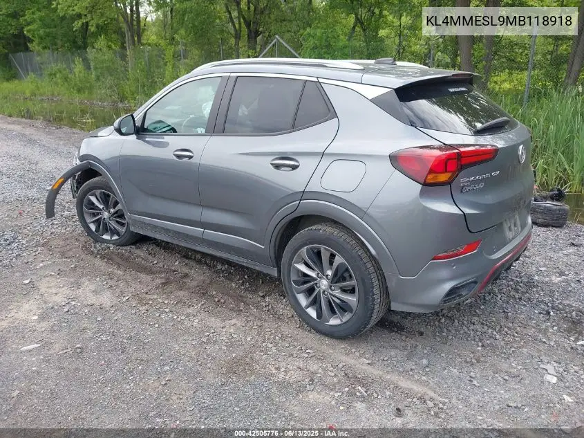 2021 Buick Encore Gx Awd Select VIN: KL4MMESL9MB118918 Lot: 42505776