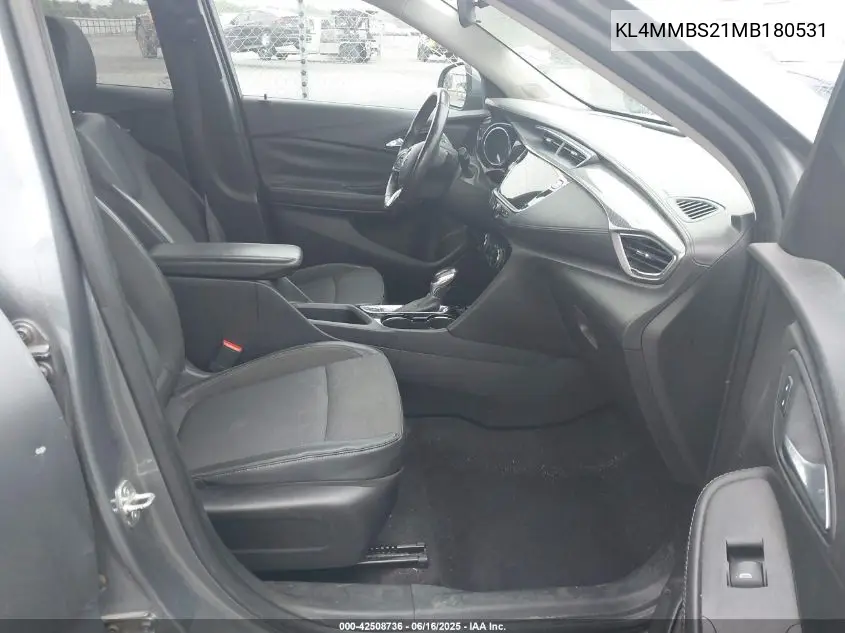 2021 Buick Encore Gx Fwd Preferred VIN: KL4MMBS21MB180531 Lot: 42508736