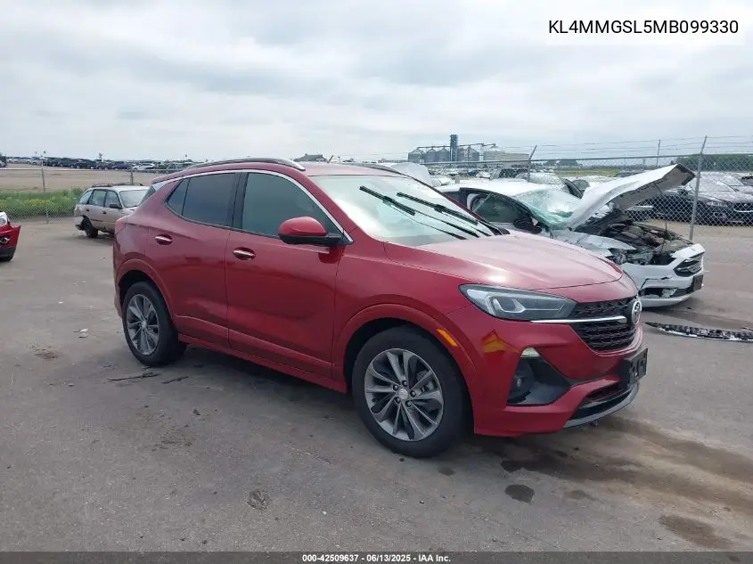 2021 Buick Encore Gx Awd Essence VIN: KL4MMGSL5MB099330 Lot: 42509637