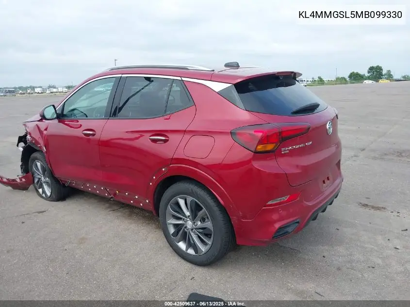 2021 Buick Encore Gx Awd Essence VIN: KL4MMGSL5MB099330 Lot: 42509637
