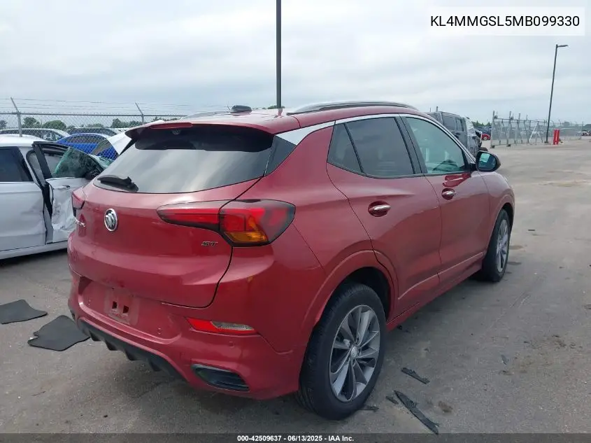 2021 Buick Encore Gx Awd Essence VIN: KL4MMGSL5MB099330 Lot: 42509637
