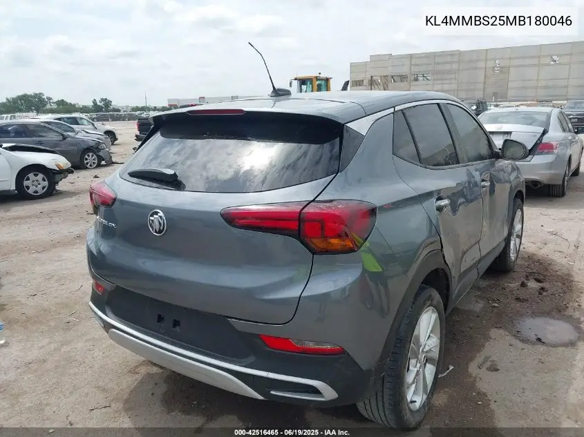 2021 Buick Encore Gx Fwd Preferred VIN: KL4MMBS25MB180046 Lot: 42516465
