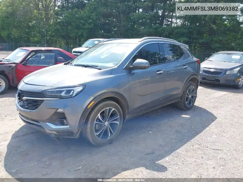 2021 Buick Encore Gx Fwd Essence VIN: KL4MMFSL3MB069382 Lot: 42568526