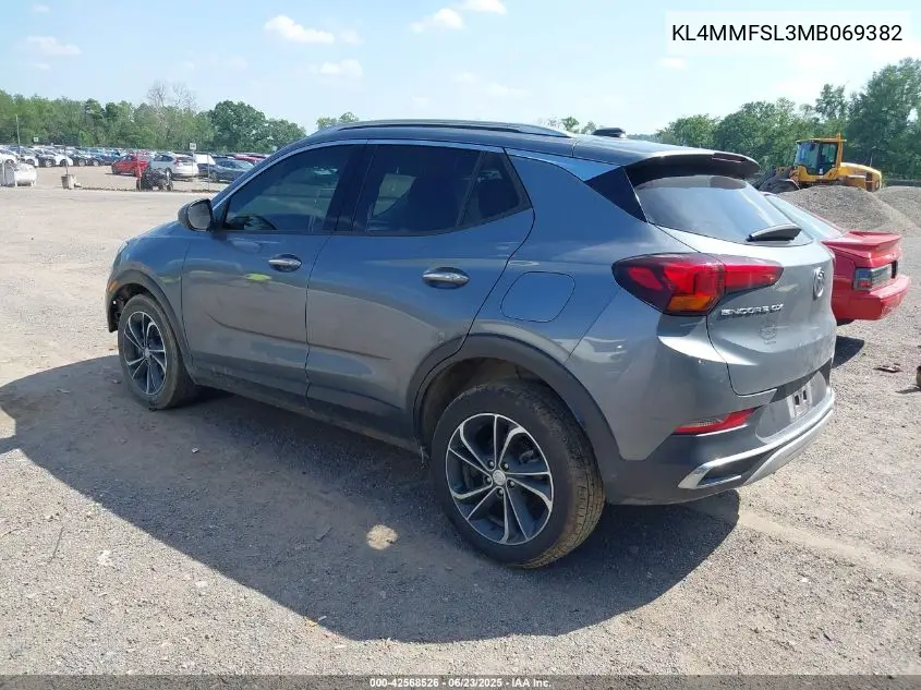 2021 Buick Encore Gx Fwd Essence VIN: KL4MMFSL3MB069382 Lot: 42568526
