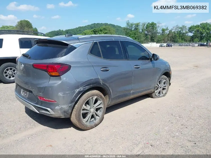 2021 Buick Encore Gx Fwd Essence VIN: KL4MMFSL3MB069382 Lot: 42568526