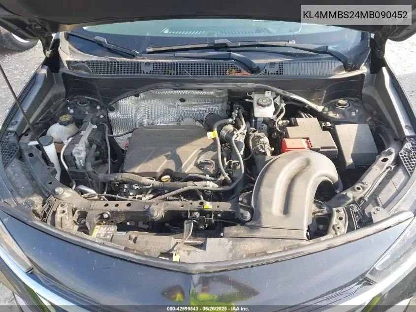 2021 Buick Encore Gx Fwd Preferred VIN: KL4MMBS24MB090452 Lot: 42595543