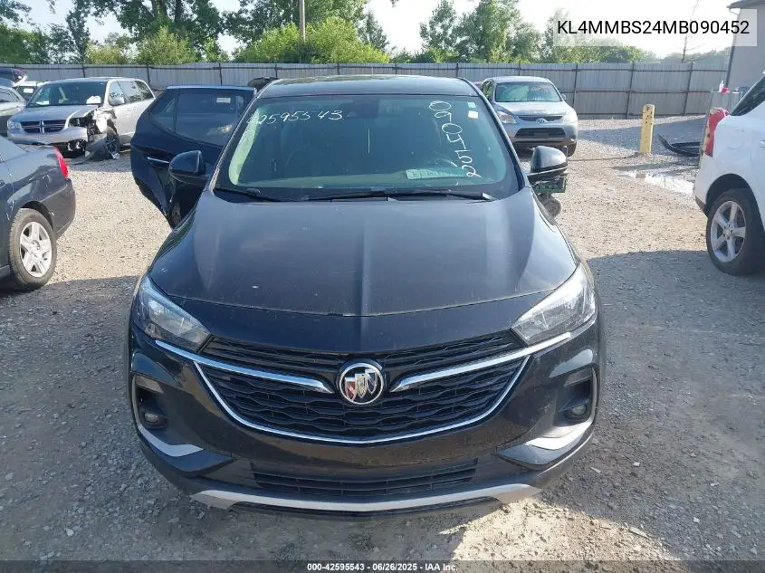 2021 Buick Encore Gx Fwd Preferred VIN: KL4MMBS24MB090452 Lot: 42595543