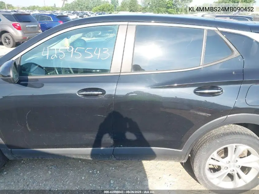 2021 Buick Encore Gx Fwd Preferred VIN: KL4MMBS24MB090452 Lot: 42595543