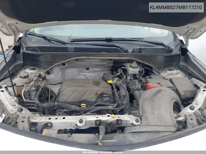 2021 Buick Encore Gx Fwd Preferred VIN: KL4MMBS27MB117210 Lot: 42595896