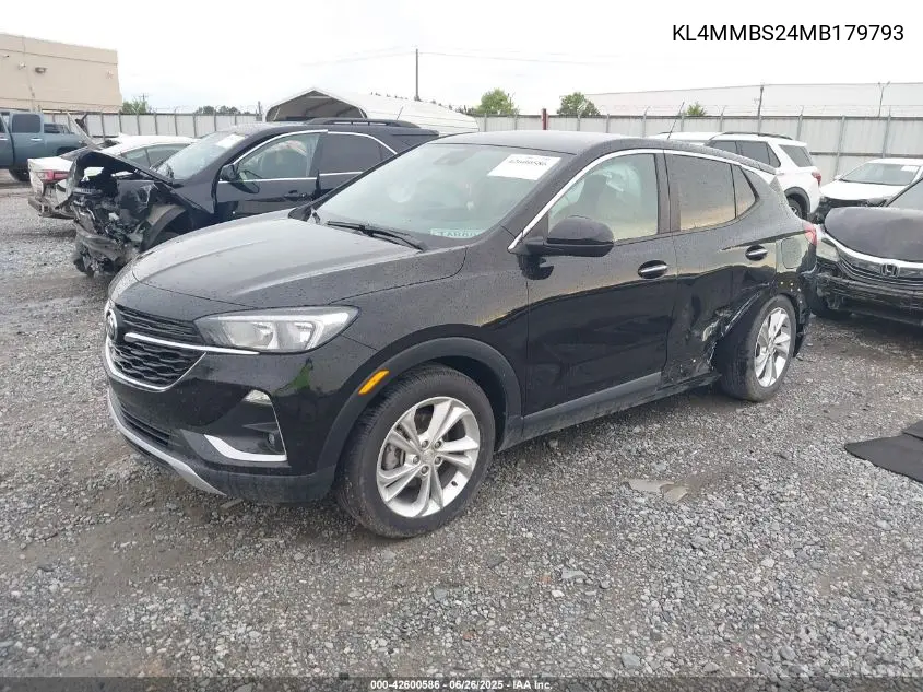 2021 Buick Encore Gx Fwd Preferred VIN: KL4MMBS24MB179793 Lot: 42600586