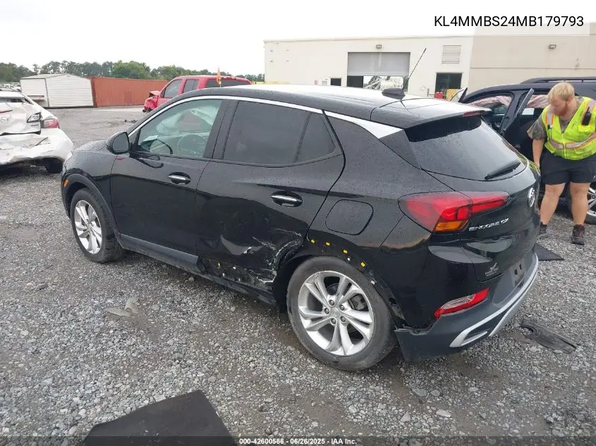 2021 Buick Encore Gx Fwd Preferred VIN: KL4MMBS24MB179793 Lot: 42600586