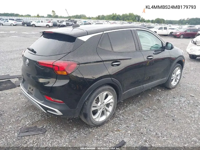 2021 Buick Encore Gx Fwd Preferred VIN: KL4MMBS24MB179793 Lot: 42600586