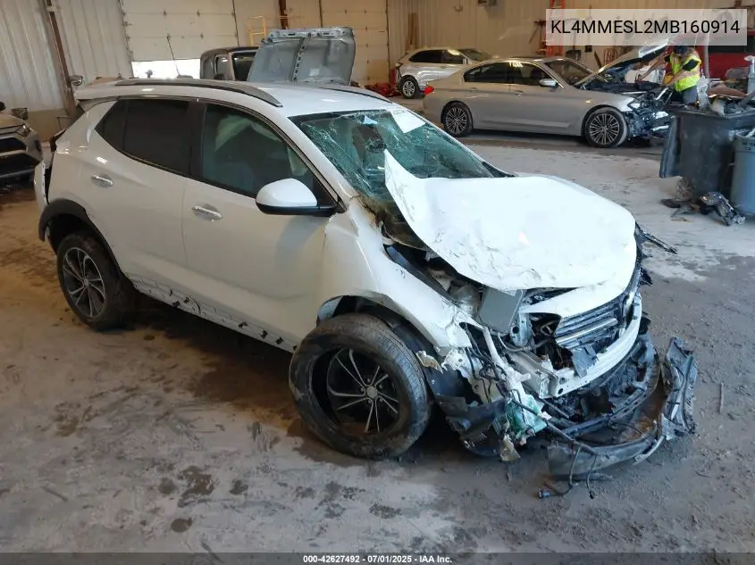 2021 Buick Encore Gx Awd Select VIN: KL4MMESL2MB160914 Lot: 42627492