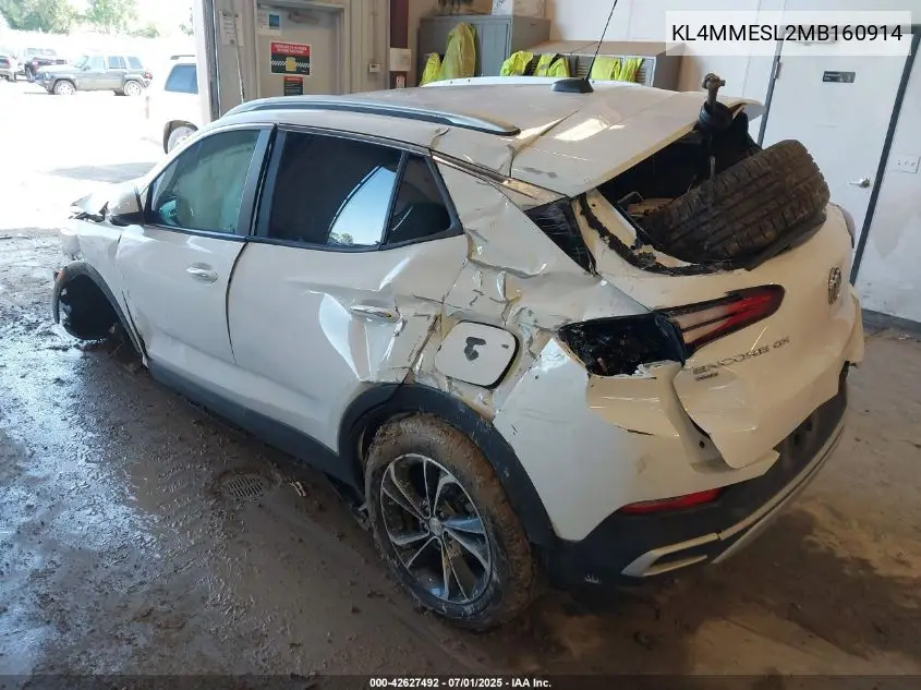 2021 Buick Encore Gx Awd Select VIN: KL4MMESL2MB160914 Lot: 42627492