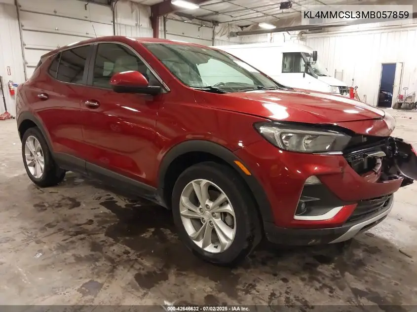 2021 Buick Encore Gx Awd Preferred VIN: KL4MMCSL3MB057859 Lot: 42646632
