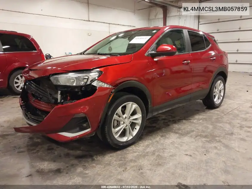 2021 Buick Encore Gx Awd Preferred VIN: KL4MMCSL3MB057859 Lot: 42646632