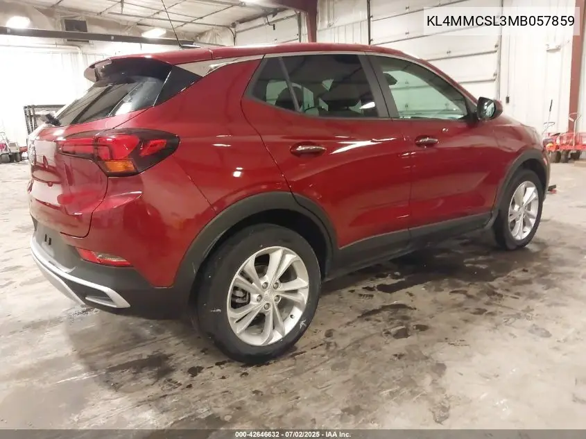 2021 Buick Encore Gx Awd Preferred VIN: KL4MMCSL3MB057859 Lot: 42646632
