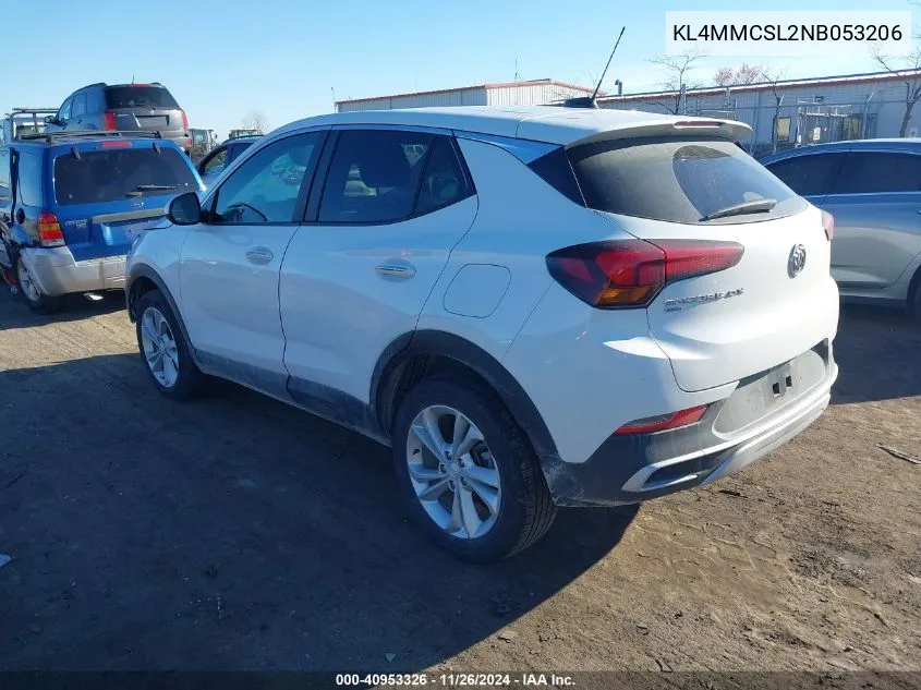 2022 Buick Encore Gx Awd Preferred VIN: KL4MMCSL2NB053206 Lot: 40953326