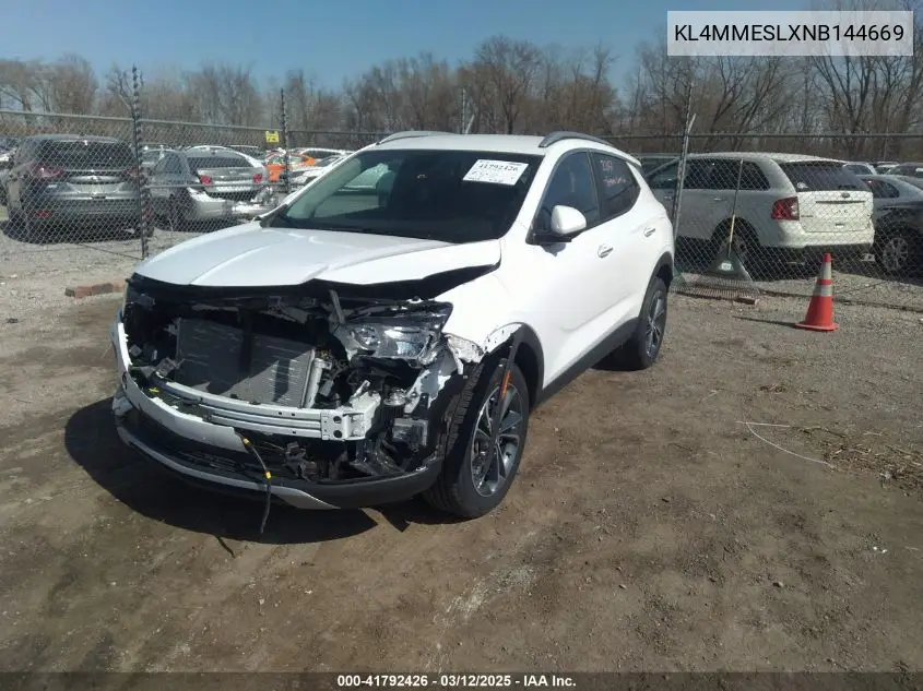 2022 Buick Encore Gx Awd Select VIN: KL4MMESLXNB144669 Lot: 41792426