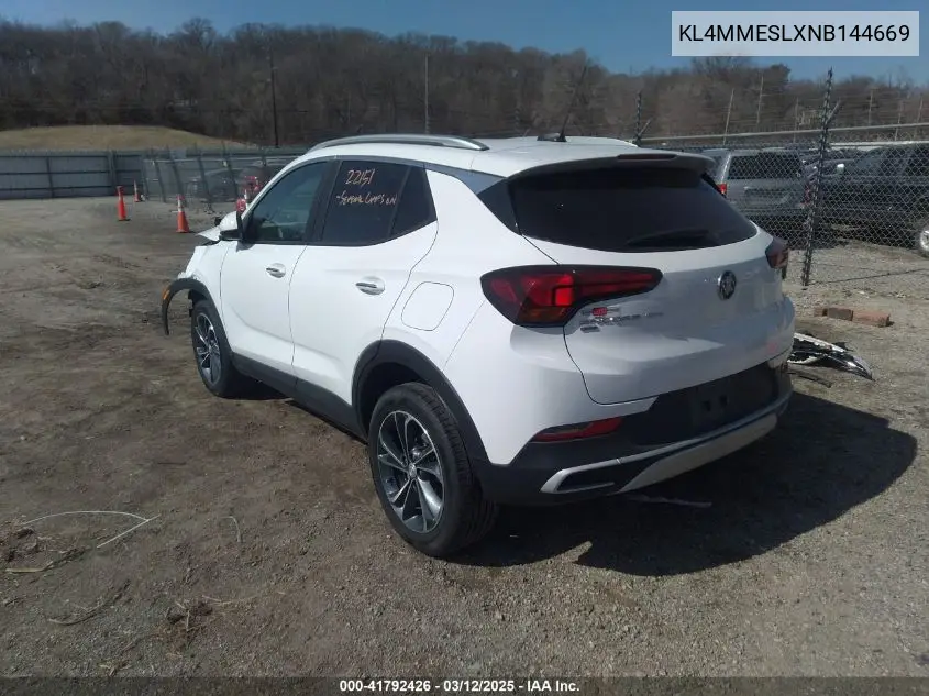 2022 Buick Encore Gx Awd Select VIN: KL4MMESLXNB144669 Lot: 41792426