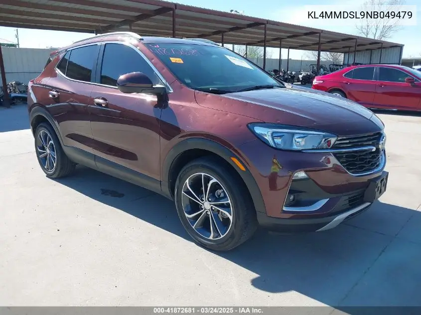 2022 Buick Encore Gx Fwd Select VIN: KL4MMDSL9NB049479 Lot: 41872681