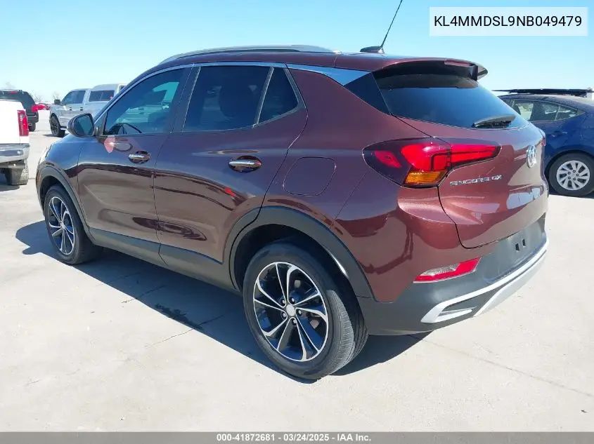 2022 Buick Encore Gx Fwd Select VIN: KL4MMDSL9NB049479 Lot: 41872681