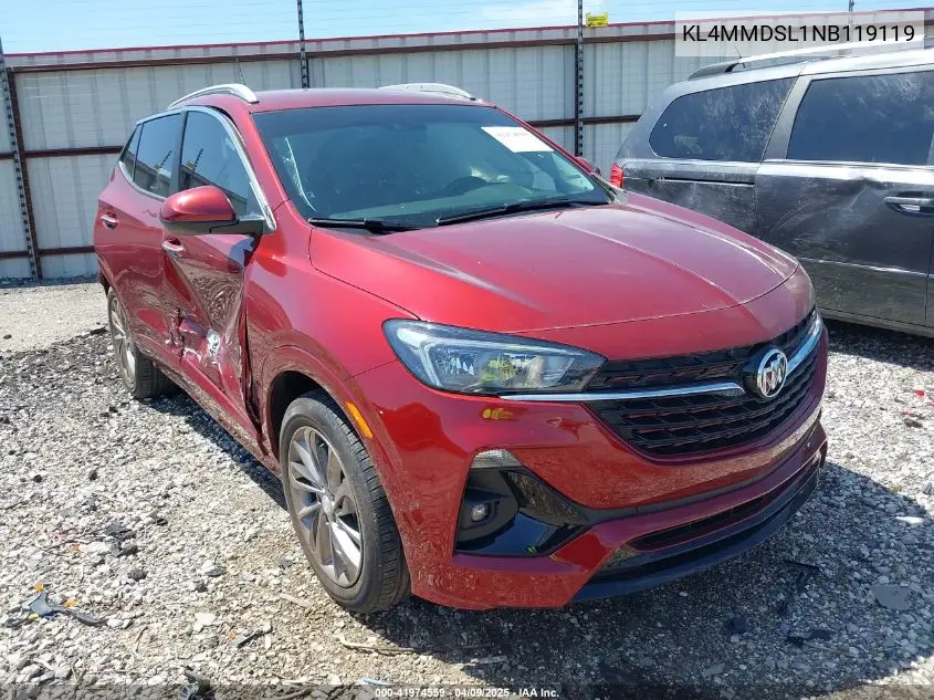 2022 Buick Encore Gx Fwd Select VIN: KL4MMDSL1NB119119 Lot: 41974559
