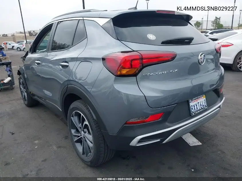 2022 Buick Encore Gx Fwd Select VIN: KL4MMDSL3NB029227 Lot: 42135015