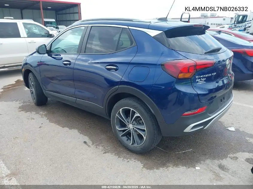 2022 Buick Encore Gx Fwd Select VIN: KL4MMDSL7NB026332 Lot: 42155826