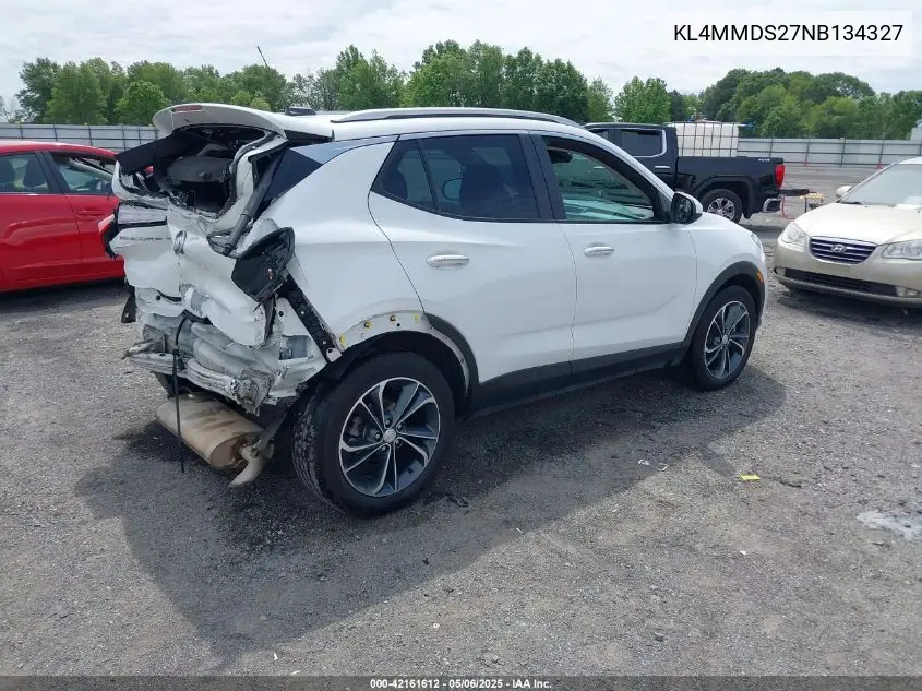 2022 Buick Encore Gx Fwd Select VIN: KL4MMDS27NB134327 Lot: 42161612