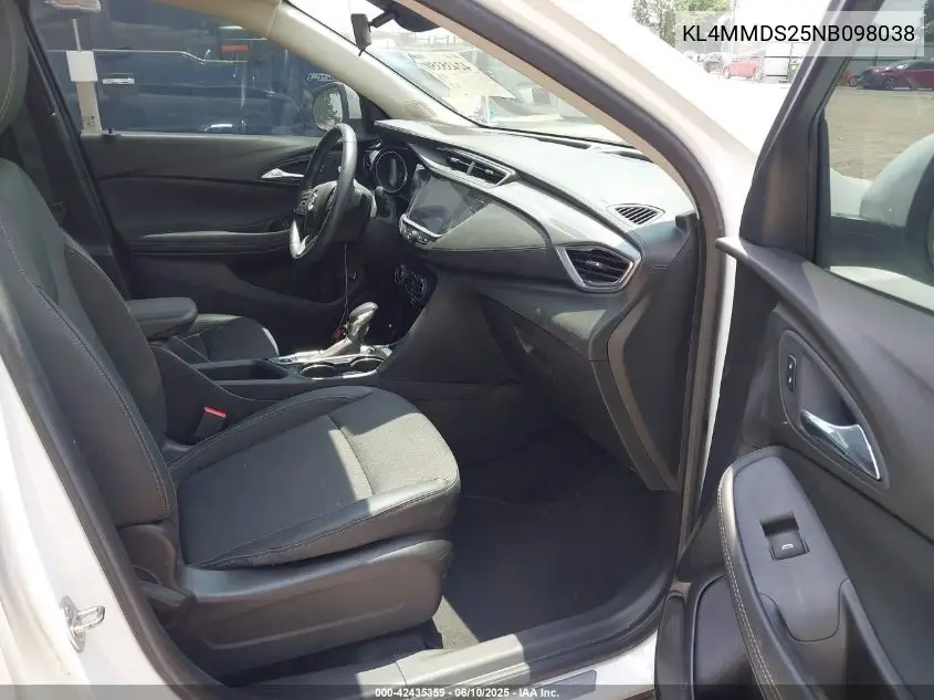 2022 Buick Encore Gx Fwd Select VIN: KL4MMDS25NB098038 Lot: 42435359