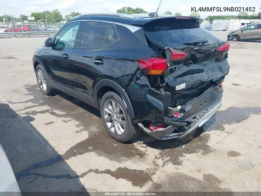 2022 Buick Encore Gx Fwd Essence VIN: KL4MMFSL9NB021452 Lot: 42447110