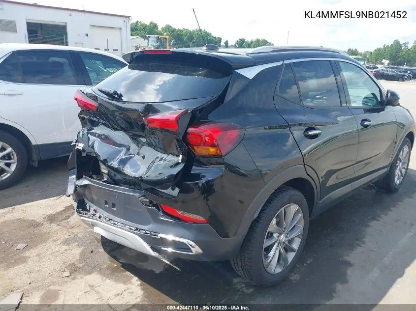 2022 Buick Encore Gx Fwd Essence VIN: KL4MMFSL9NB021452 Lot: 42447110