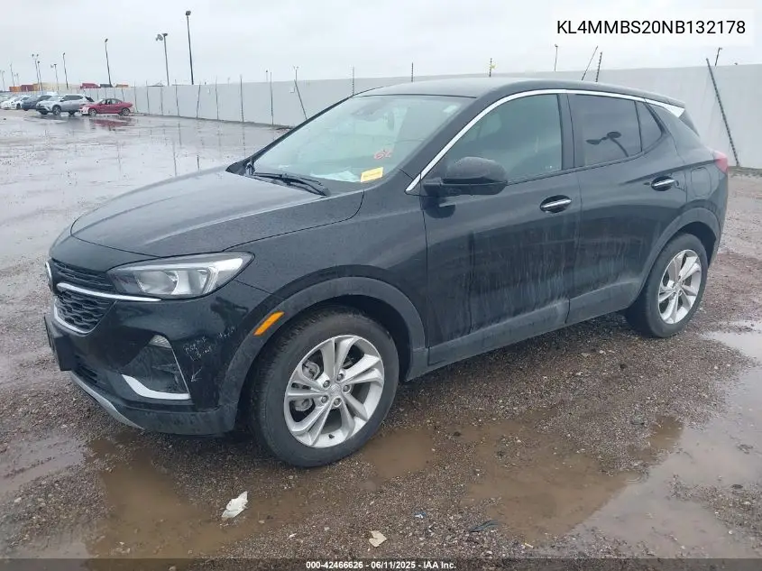 2022 Buick Encore Gx Fwd Preferred VIN: KL4MMBS20NB132178 Lot: 42466626