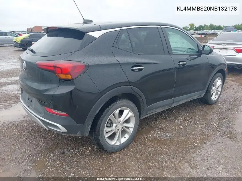 2022 Buick Encore Gx Fwd Preferred VIN: KL4MMBS20NB132178 Lot: 42466626