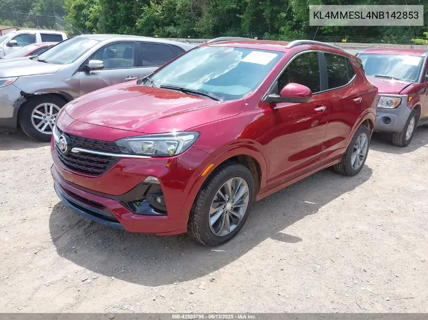 2022 Buick Encore Gx Awd Select VIN: KL4MMESL4NB142853 Lot: 42503798