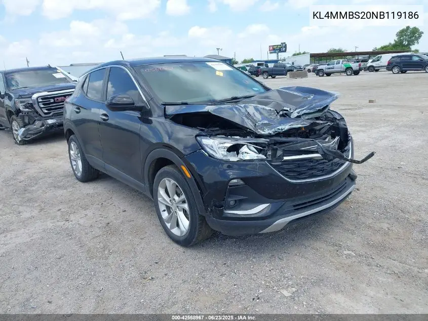 2022 Buick Encore Gx Fwd Preferred VIN: KL4MMBS20NB119186 Lot: 42568967