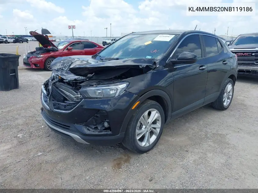2022 Buick Encore Gx Fwd Preferred VIN: KL4MMBS20NB119186 Lot: 42568967
