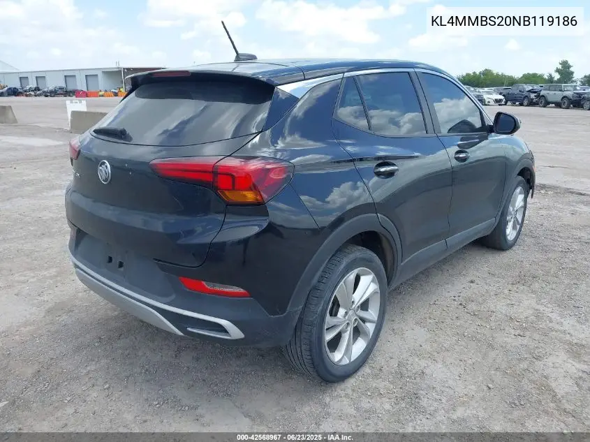 2022 Buick Encore Gx Fwd Preferred VIN: KL4MMBS20NB119186 Lot: 42568967