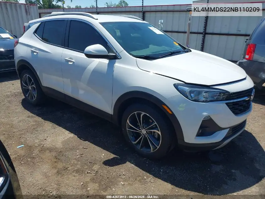 2022 Buick Encore Gx Fwd Select VIN: KL4MMDS22NB110209 Lot: 42572913
